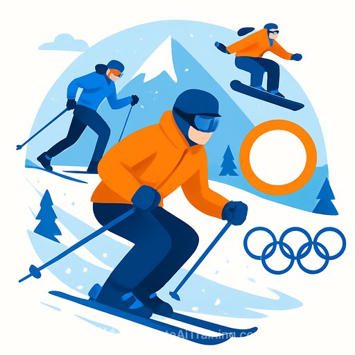 BBC sets winter sports alight in a stunning trailer for next month's Winter Olympics