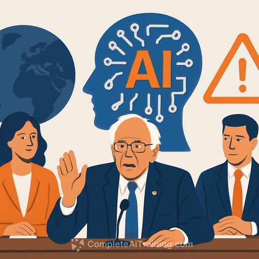 Bernie Sanders convenes hearing on existential threats posed by unregulated AI