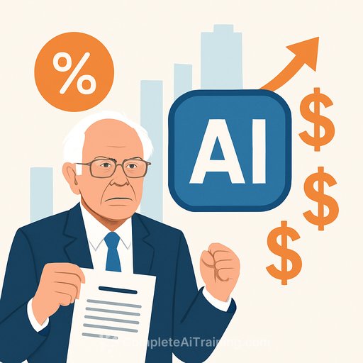 Bernie Sanders introduces bill to give Americans 50 percent ownership in largest US AI companies