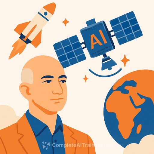 Bezos Bets on AI Data Centers in Space to Ease Earth's Energy Crunch Within a Decade