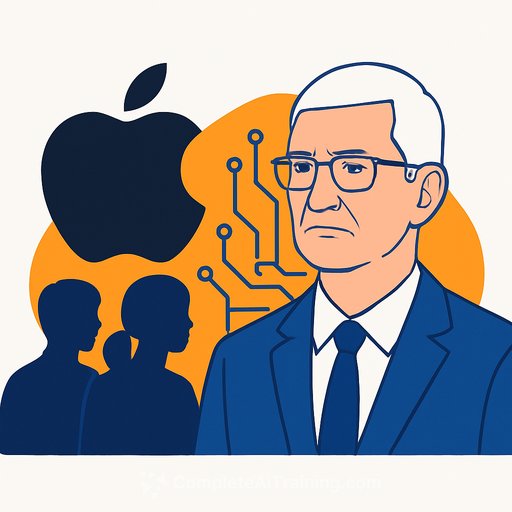 Big names out at Apple as Cook bets on an AI reset
