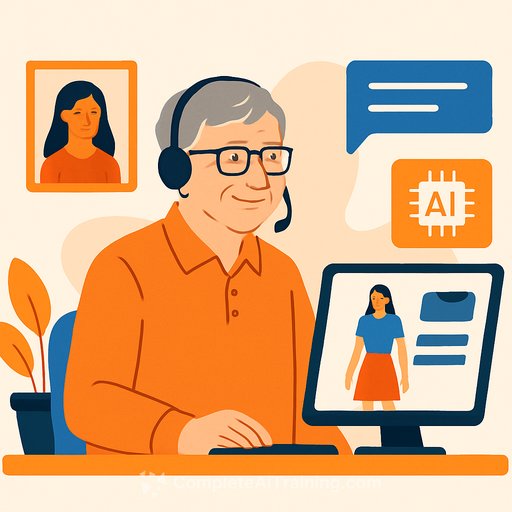 Bill Gates Works Customer Service at Daughter’s AI Fashion Startup to Learn From Users