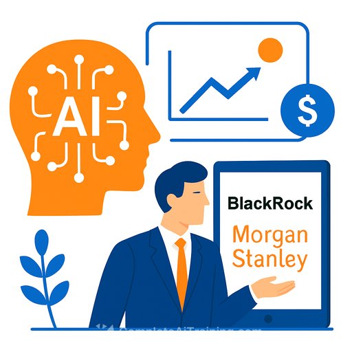 BlackRock Launches AI Auto Commentary for Personalized Wealth Advice, with Morgan Stanley First to Deploy