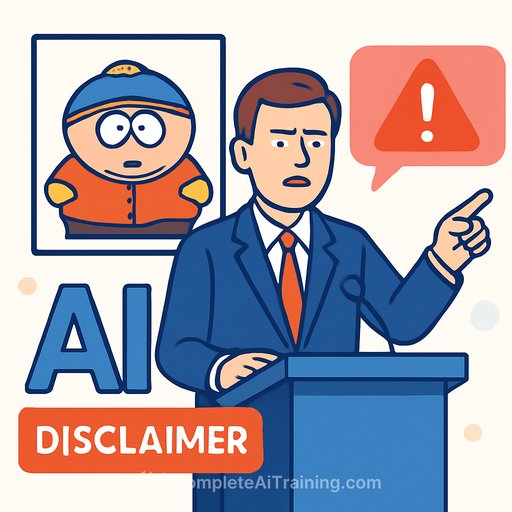 Blakeman campaign adds AI disclaimer after election law questions raised over South Park-style attack video