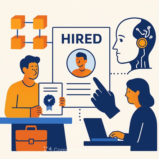 Blockchain-Based Credentials Restore Trust to AI-Dominated Hiring