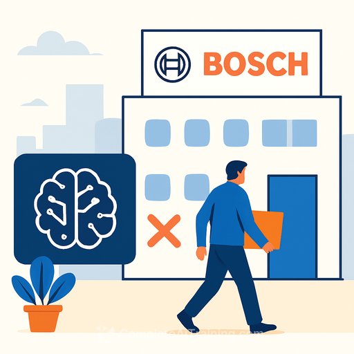 Bosch closes Israel AI research offices, citing economics and hub consolidation