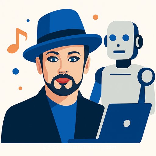 Boy George has already written five albums with AI and prefers it to human co-writers