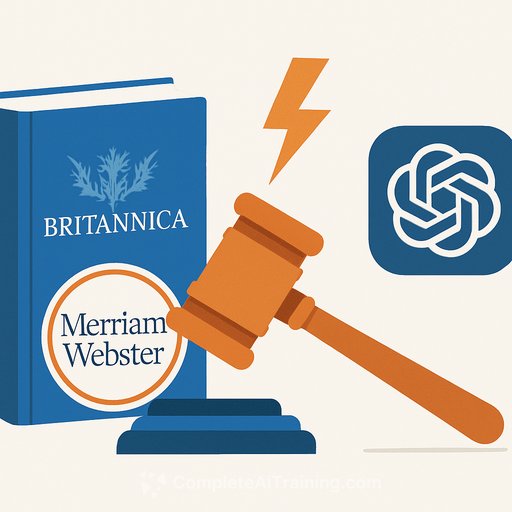 Britannica and Merriam-Webster sue OpenAI over alleged verbatim copying of their content