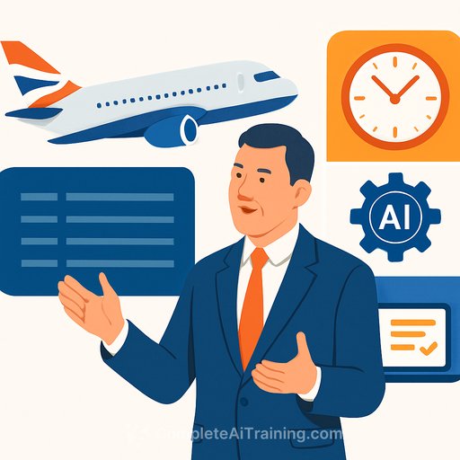 British Airways CEO on How AI and Digital Tools Boost Flight Punctuality and Operational Efficiency