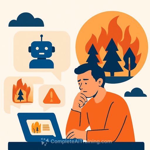 Cal Fire’s Wildfire Chatbot Draws Scrutiny Over Inaccurate and Outdated Emergency Information