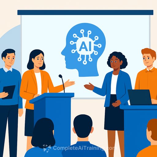 Caldwell University professors present at New Jersey AI Hub higher education showcase