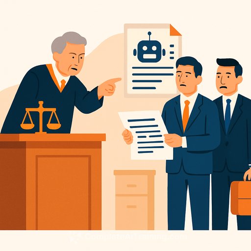 California Judge Slams Lawyers for Filing AI-Generated Legal Brief Filled with Fake Citations
