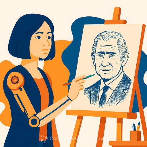 Can Robots Create Real Art? Ai-Da’s Portrait of King Charles Sparks Debate Over AI Creativity
