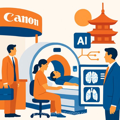Canon Medical’s £14m AI Project Set to Transform Medical Imaging and Boost Scottish Health Innovation at Japan Expo
