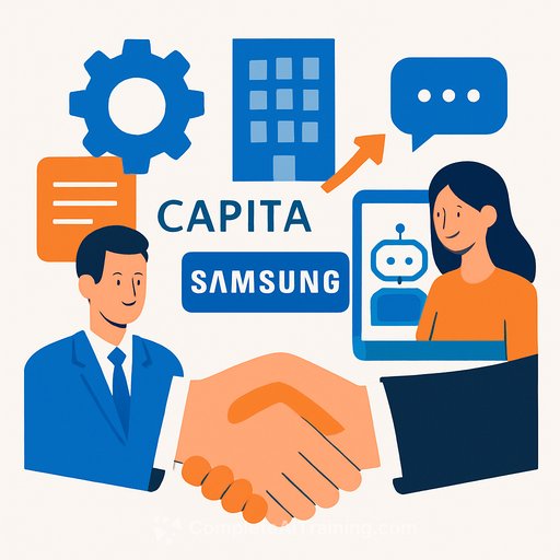 Capita extends 14-year Samsung UK partnership, expands AI customer support