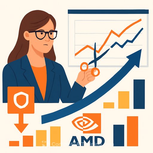 Cathie Wood Trims Palantir After 1,000% Surge, Boosts Stakes in Nvidia and AMD at Attractive Prices
