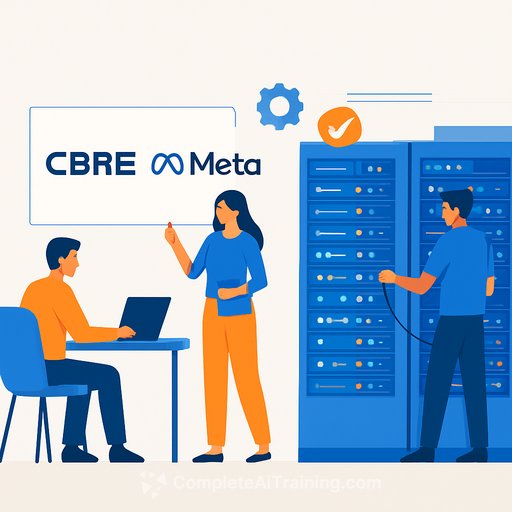 CBRE and Meta open data center training sites to address shortage of 350,000 skilled technicians