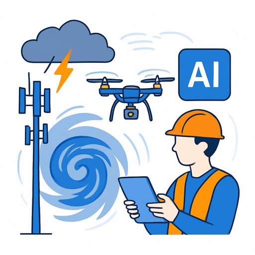 Cellphone carriers use AI and drones to maintain service during hurricanes