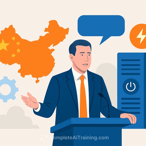 Cerebras CEO: US trails China in AI as patchwork rules slow energy and data centers; urges 5-year moratorium on state AI laws