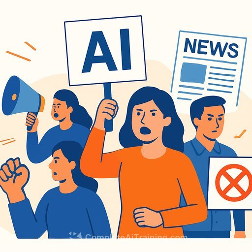 Channel 24 website editor and deputies resign over plans to introduce automated AI news feed