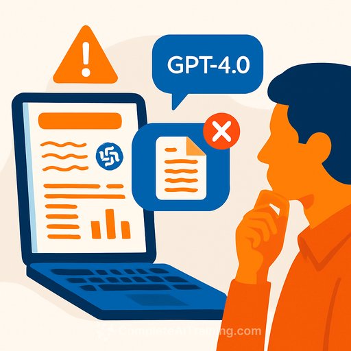 ChatGPT-4.0 Fails to Recognize Its Own Scientific Writing: Study Highlights Limits of AI Self-Detection