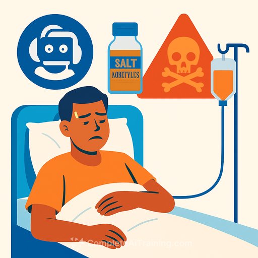ChatGPT Diet Advice Sends New York Man to Hospital After Toxic Salt Substitute Causes Severe Illness