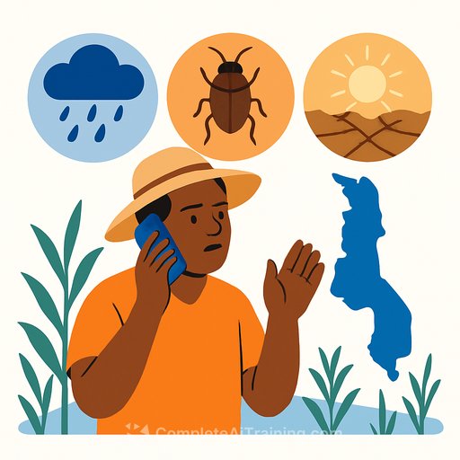 Chichewa on call: Ulangizi helps Malawi's farmers fight pests, droughts, and floods