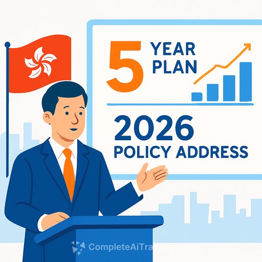 Chief executive unveils Hong Kong's first five-year plan and 2026 policy address