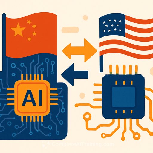 China Closes AI Gap with US but Struggles to Catch Up in Advanced Chips