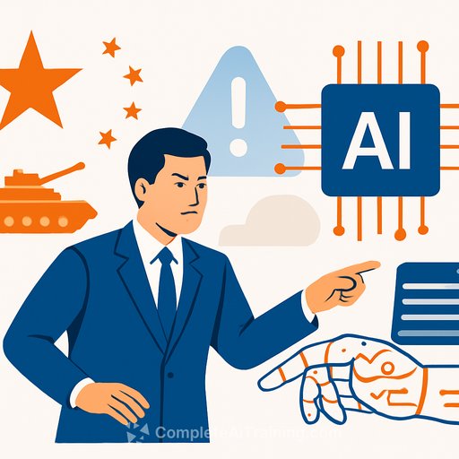 China's arms makers urged to adopt AI, with caution amid US chip curbs