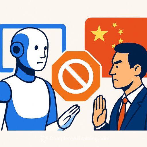 China seeks access to Anthropic's latest AI model and is refused