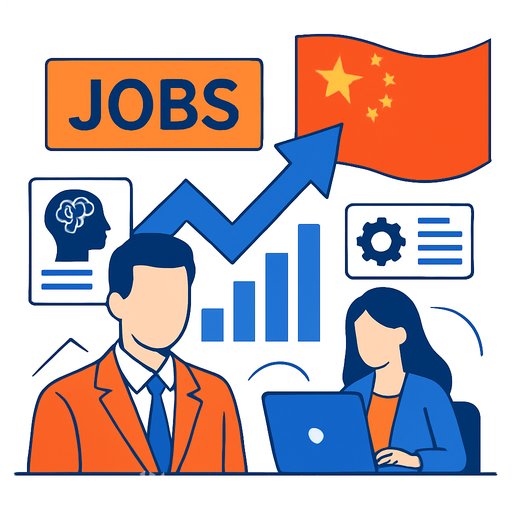 China sees sharp rise in job listings for AI engineers and product managers