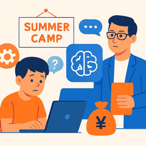 Chinese AI summer camps charge thousands of yuan but lack qualified instructors