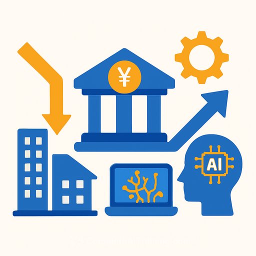 Chinese banks shift lending toward technology and AI as real estate loans decline