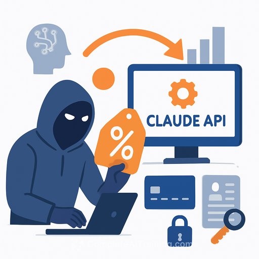 Chinese grey market resells Claude API access at 90% discount using stolen credentials and model swaps while harvesting user data for AI training