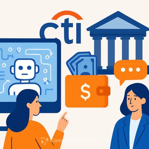 Citigroup deploys AI tools to cut account-opening times and joins U.S. policy talks on financial system risks