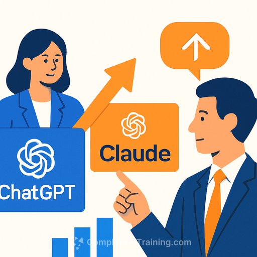 Claude overtakes ChatGPT as top AI tool for experienced marketers, study finds