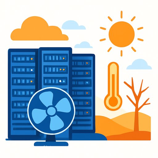 Climate change limits natural cooling for data centers