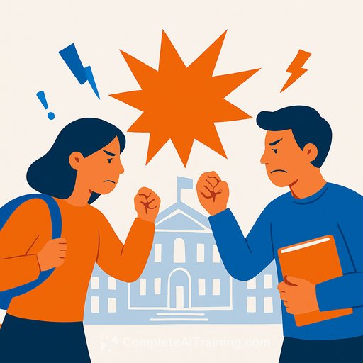 College is at war with itself