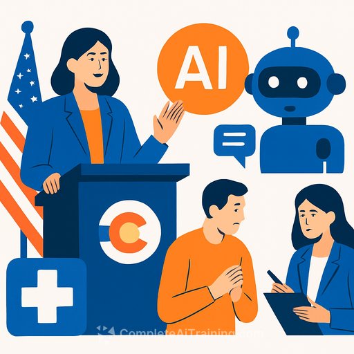Colorado lawmakers send AI bills targeting health insurance, therapy and chatbots to governor