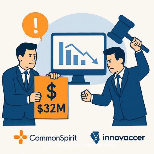 CommonSpirit Health sues Innovaccer over failed $32M data platform project