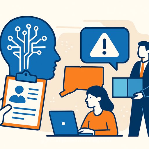 Connecticut law requires employers to disclose AI use in hiring decisions and notify workers of AI-driven layoffs