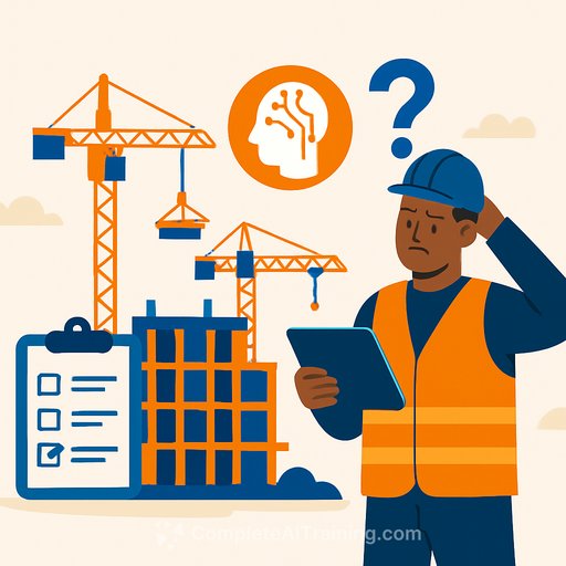 Construction Firms Have AI Strategies but Struggle to Turn Plans Into Action, Survey Finds