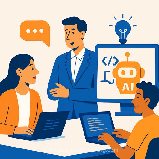 Conversations Over Code: Managers Make AI Work