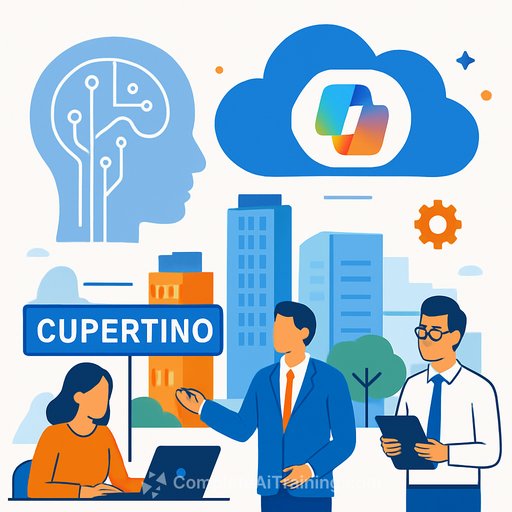 Cupertino launches AI training program and adopts Microsoft Copilot for city workforce