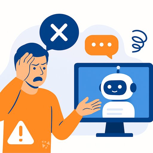 Customer frustration with AI stems from poor service and unresolved problems