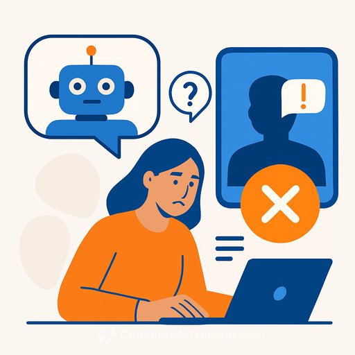 Customers prefer third-party AI tools over company chatbots for service issues
