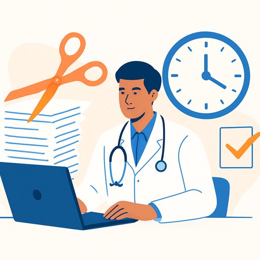 Cutting Paperwork, Not Corners: Responsible AI to Give Doctors Their Day Back
