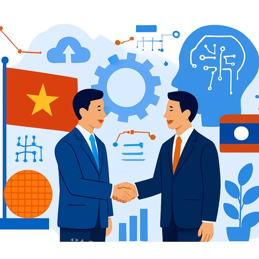 Danang and Laos explore deeper cooperation in semiconductors, AI and digital technology