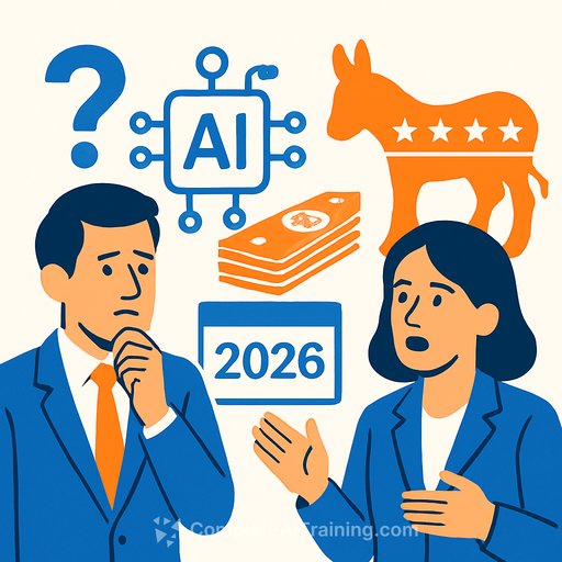 Democrats split on how hard to push AI regulation as super PAC money looms over 2026 races